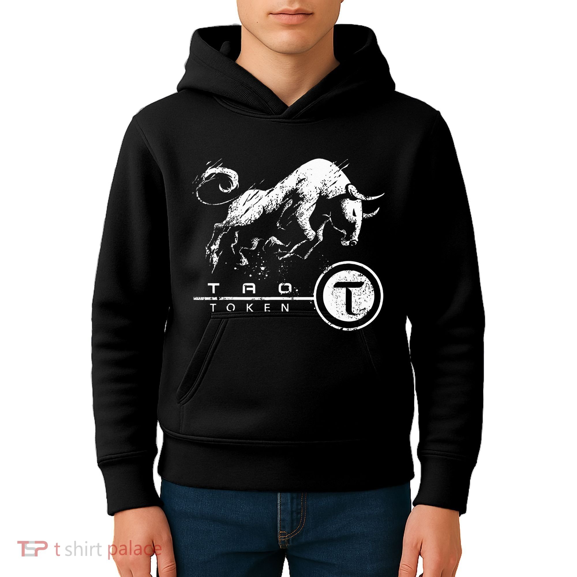 Tao Coin Bittensor Token In A Blockchain Crypto Bullrun Kids Hoodie