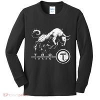 Tao Coin Bittensor Token In A Blockchain Crypto Bullrun Kids Long Sleeve Shirt thumb 0