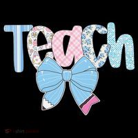 Teach Coquette Bow Teacher Happy First Day Back To School Coffee Mug thumb 5