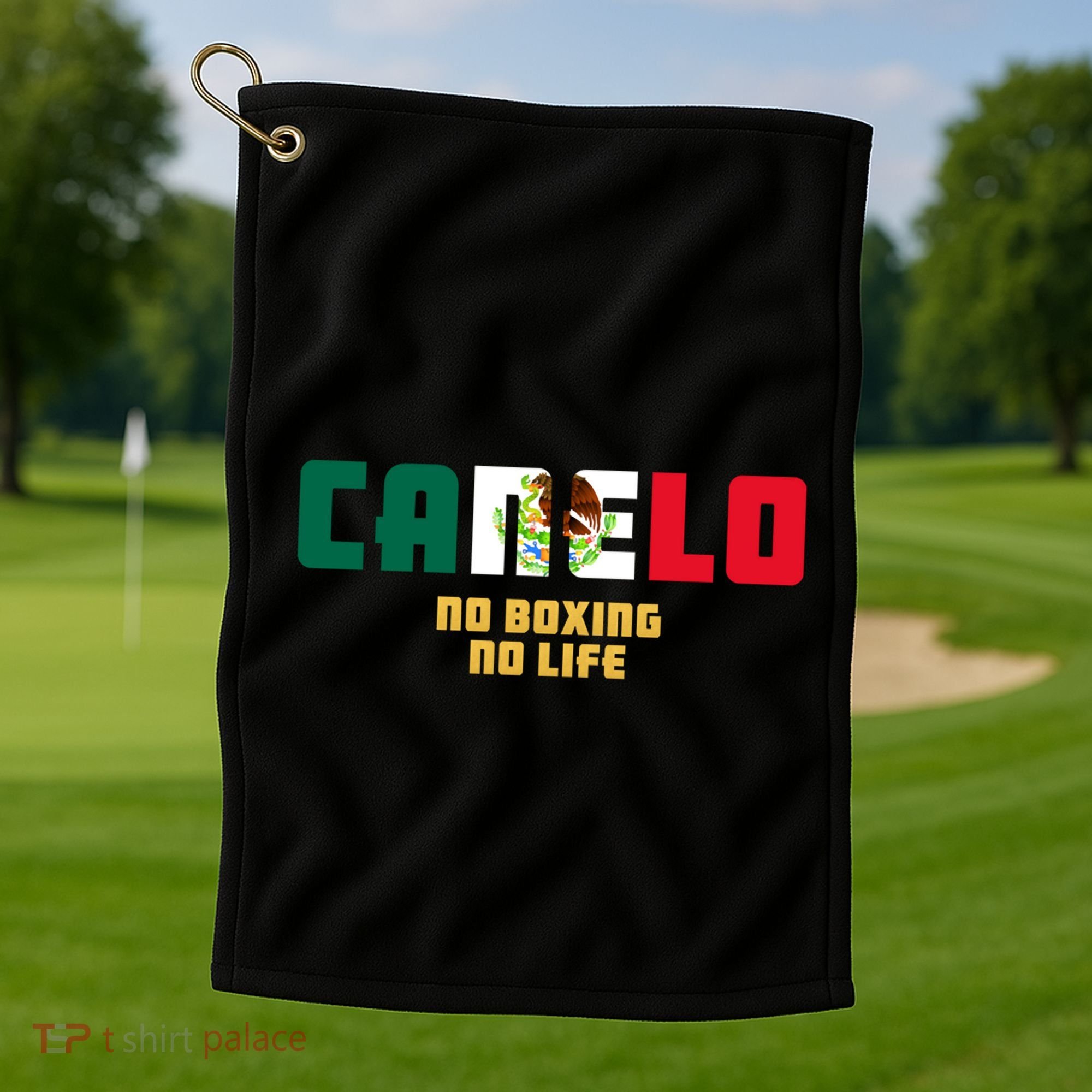 Team Canelo Boxing Alvarez Mexico Fight Golf Towel