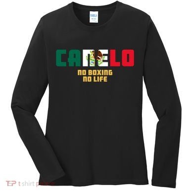 Team Canelo Boxing Alvarez Mexico Fight Women's Long Sleeve Shirt