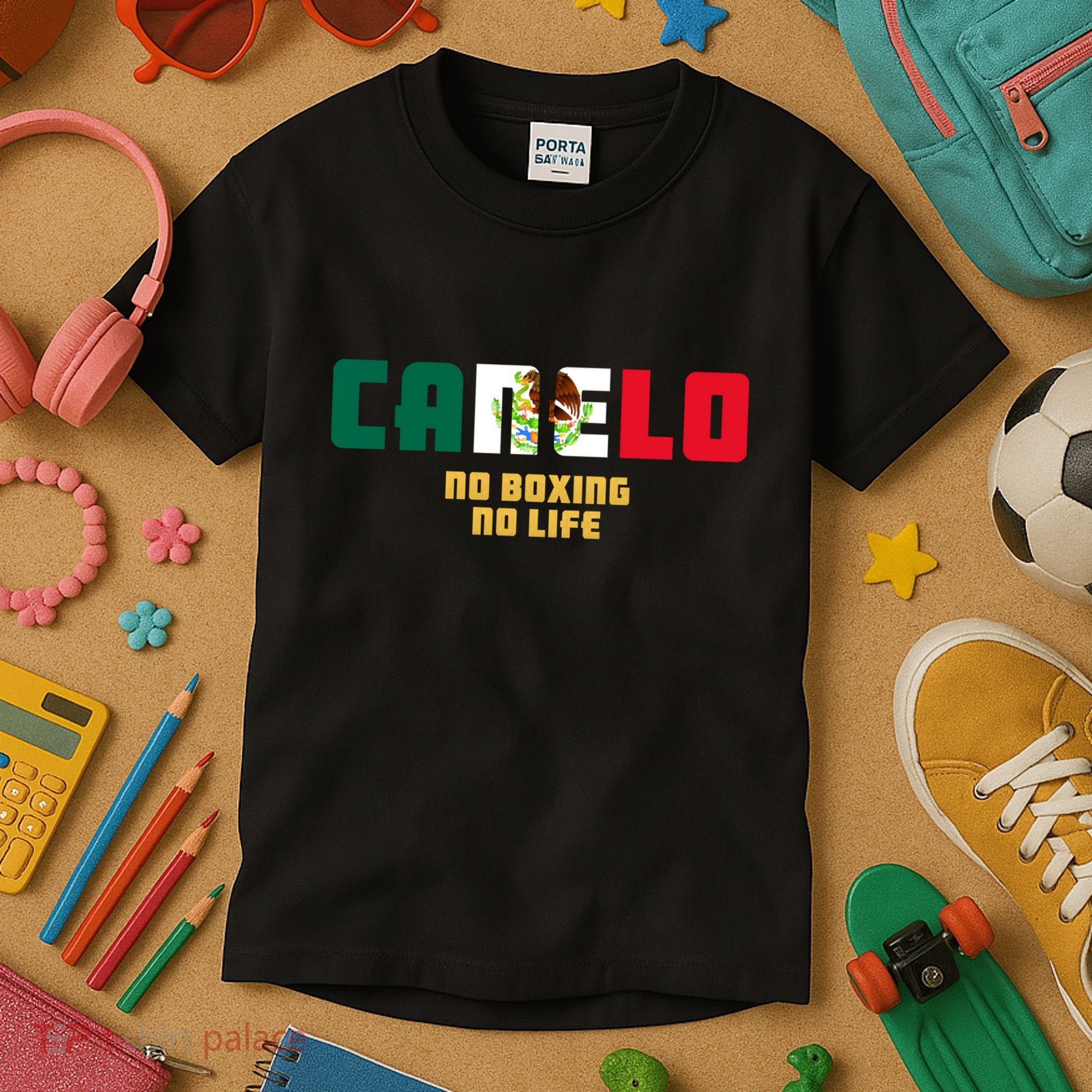 Team Canelo Boxing Alvarez Mexico Fight Kids T-Shirt