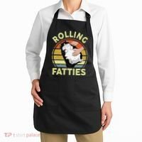 Tuxedo Cat Breed Rolling Fatties Funny Mom Dad Kitten Retro Apron thumb 2