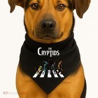 The Cryptids Bigfoot Mothman Wendigo Chupacabra Creatures USA-Made Doggie Bandana thumb 1