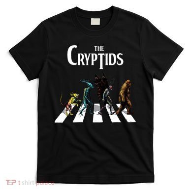 The Cryptids Bigfoot Mothman Wendigo Chupacabra Creatures T-Shirt