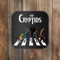 The Cryptids Bigfoot Mothman Wendigo Chupacabra Creatures Coaster thumb 0