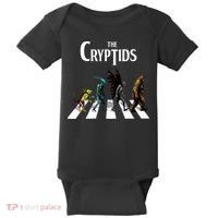 The Cryptids Bigfoot Mothman Wendigo Chupacabra Creatures Baby Bodysuit thumb 0