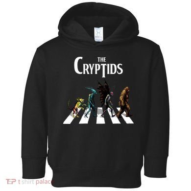 The Cryptids Bigfoot Mothman Wendigo Chupacabra Creatures Toddler Hoodie