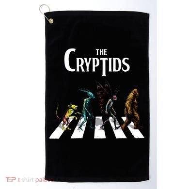 The Cryptids Bigfoot Mothman Wendigo Chupacabra Creatures Golf Towel