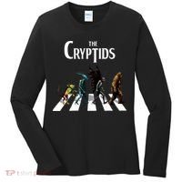The Cryptids Bigfoot Mothman Wendigo Chupacabra Creatures Women's Long Sleeve Shirt thumb 0