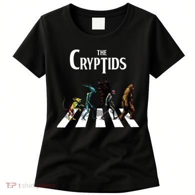 The Cryptids Bigfoot Mothman Wendigo Chupacabra Creatures Women's T-Shirt