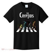 The Cryptids Bigfoot Mothman Wendigo Chupacabra Creatures Kids T-Shirt thumb 0