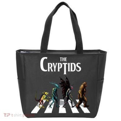 The Cryptids Bigfoot Mothman Wendigo Chupacabra Creatures Tote Bag