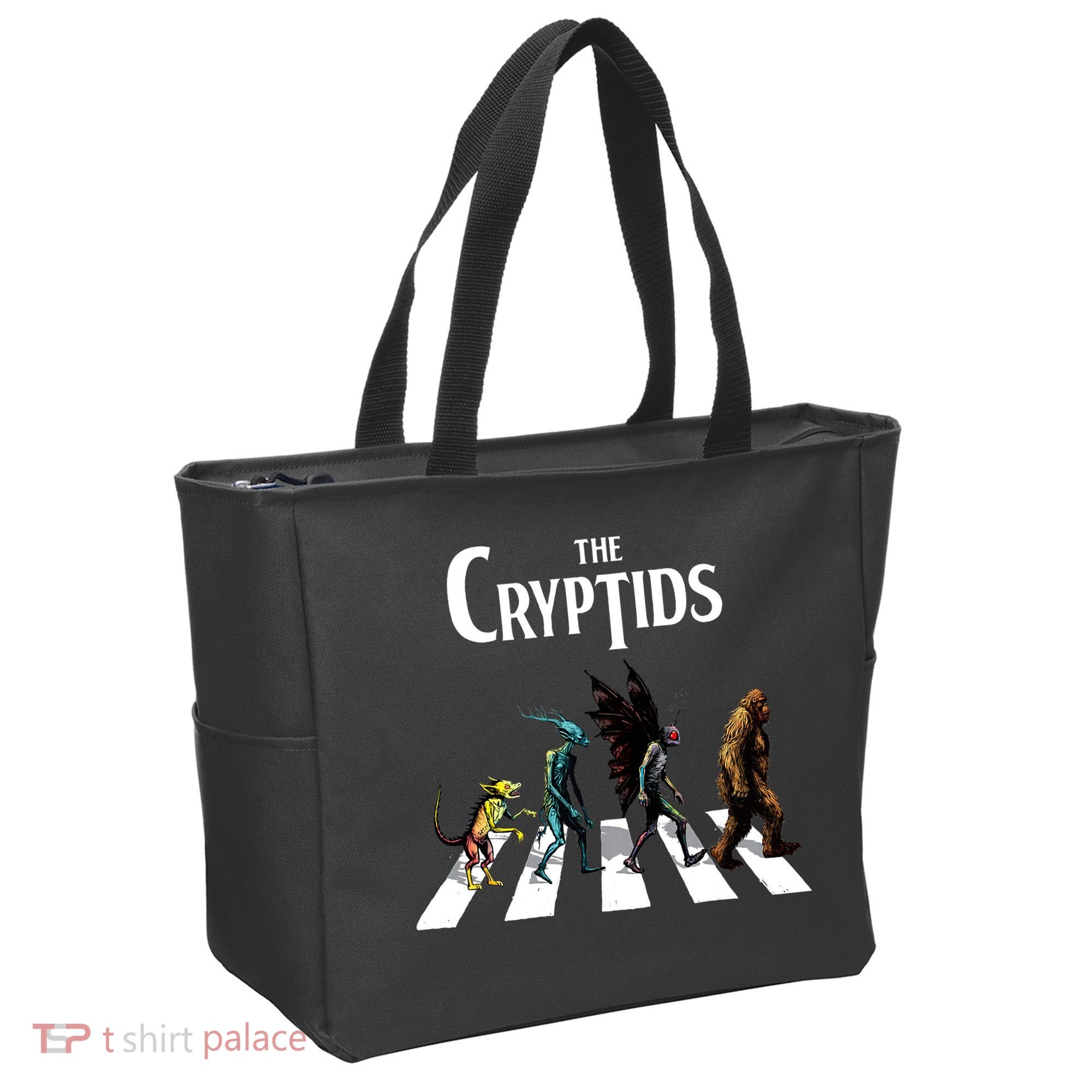 The Cryptids Bigfoot Mothman Wendigo Chupacabra Creatures Tote Bag