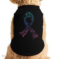 Thyroid Cancer Battle Warrior Gifts Thyroid Ribbon Doggie Tank thumb 0