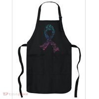 Thyroid Cancer Battle Warrior Gifts Thyroid Ribbon Apron thumb 0
