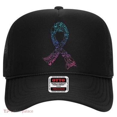 Thyroid Cancer Battle Warrior Gifts Thyroid Ribbon Hat