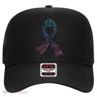 Thyroid Cancer Battle Warrior Gifts Thyroid Ribbon Hat thumb 0