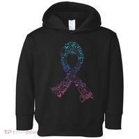 Thyroid Cancer Battle Warrior Gifts Thyroid Ribbon Toddler Hoodie thumb 0