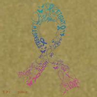 Thyroid Cancer Battle Warrior Gifts Thyroid Ribbon Garment-Dyed Women's Muscle Tee thumb 6