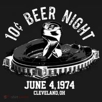 Ten Cent Beer Night Cleveland CLE Baseball Doggie Tank thumb 4