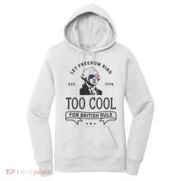 Too Cool British Rule / Funny 4th Of July George Washington Women's Hoodie thumb 0