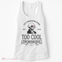 Too Cool British Rule / Funny 4th Of July George Washington Women's Tank Top thumb 0