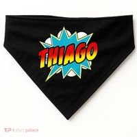 Thiago Comic Book Superhero Name USA-Made Doggie Bandana thumb 0