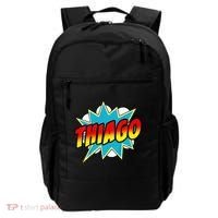 Thiago Comic Book Superhero Name Backpack thumb 0