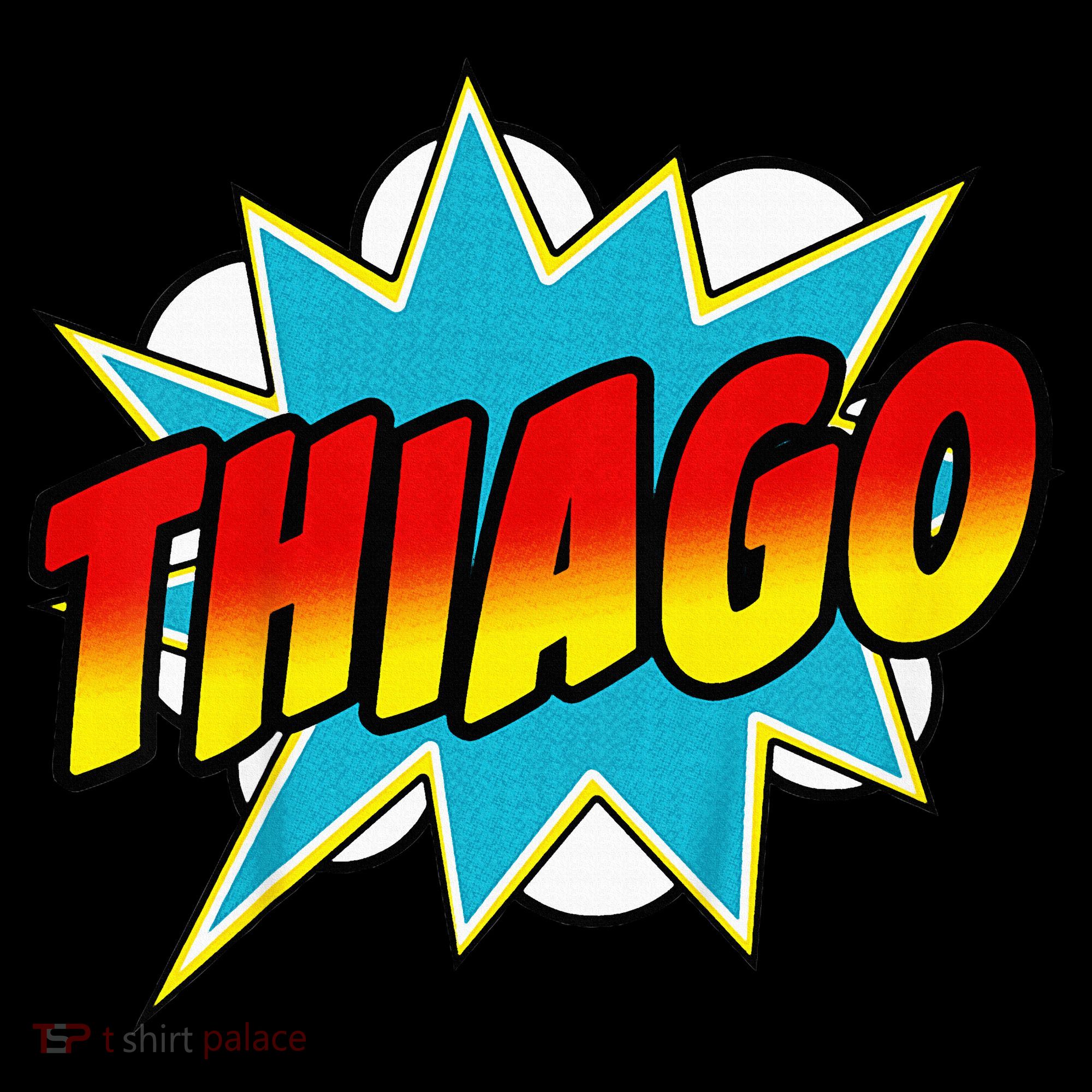 Thiago Comic Book Superhero Name Backpack