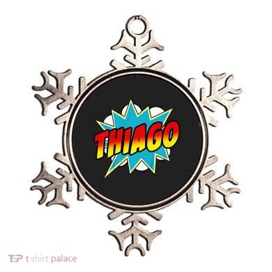 Thiago Comic Book Superhero Name Ornament