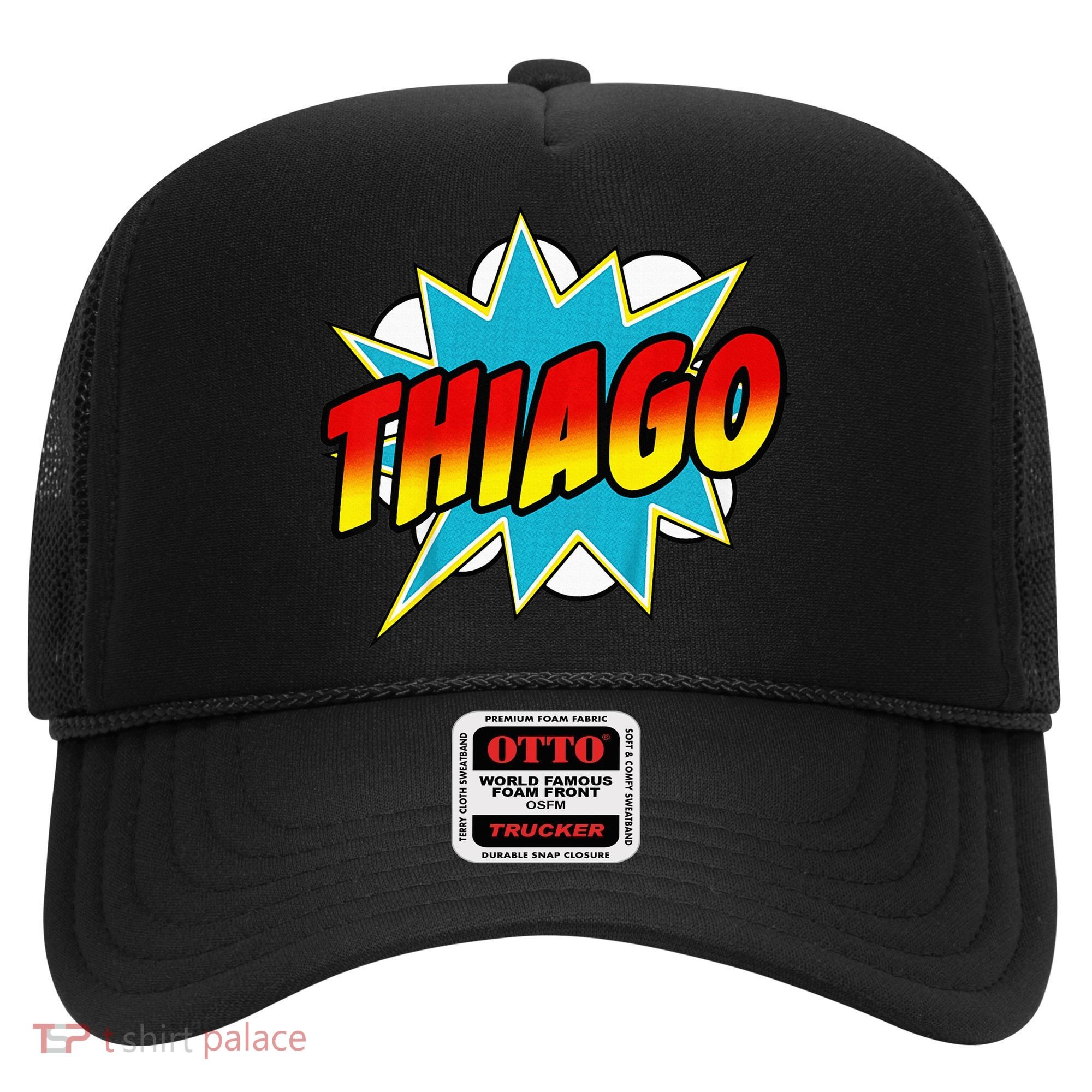 Thiago Comic Book Superhero Name Hat