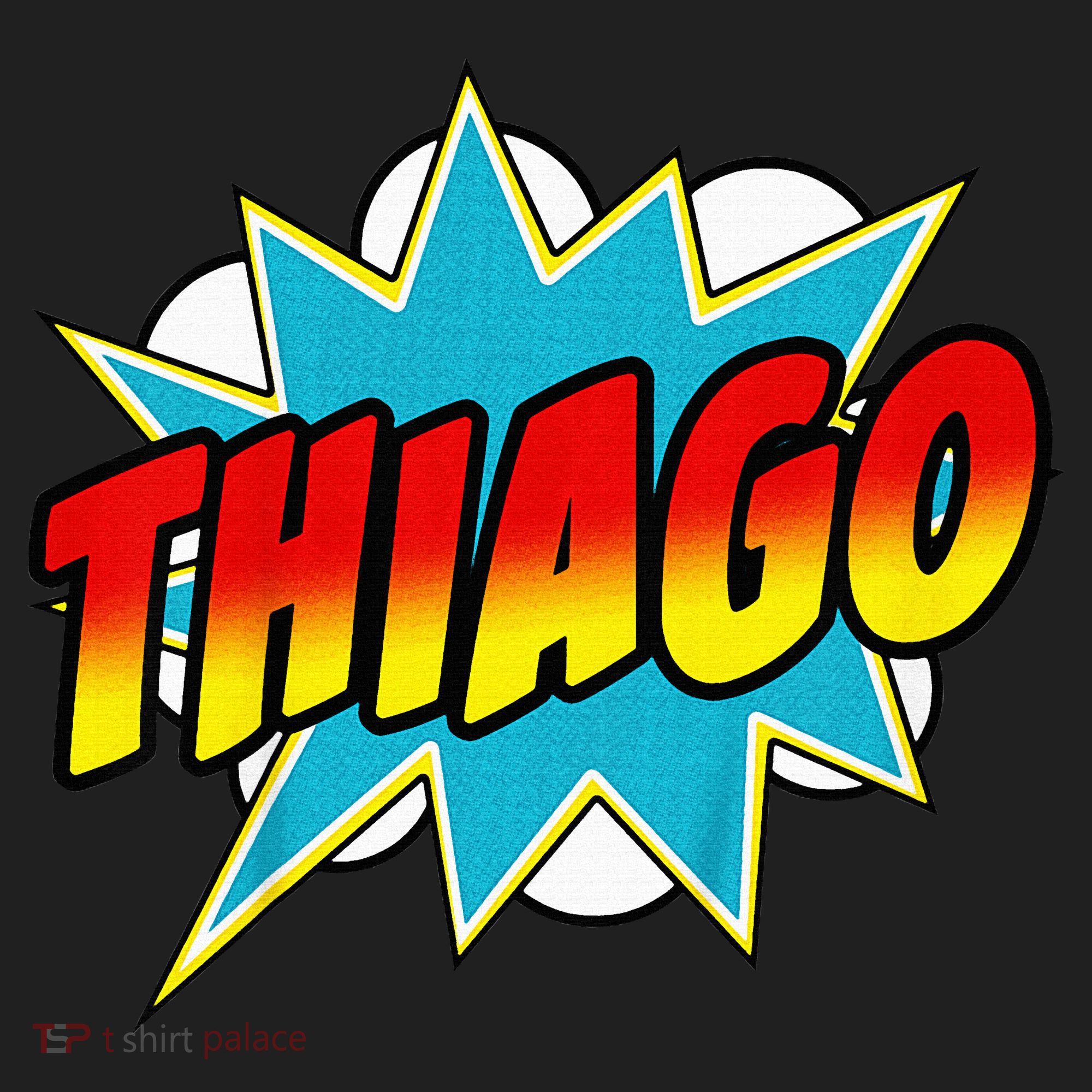 Thiago Comic Book Superhero Name Hat