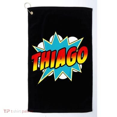 Thiago Comic Book Superhero Name Golf Towel