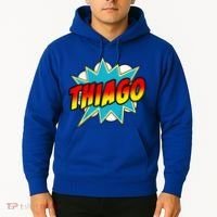 Thiago Comic Book Superhero Name Hoodie thumb 2