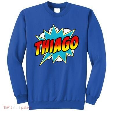 Thiago Comic Book Superhero Name Sweatshirt
