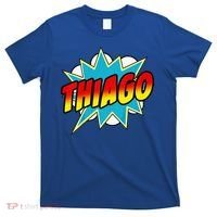 Thiago Comic Book Superhero Name T-Shirt thumb 0