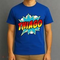 Thiago Comic Book Superhero Name T-Shirt thumb 3