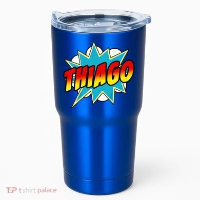 Thiago Comic Book Superhero Name Tumbler