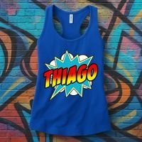 Thiago Comic Book Superhero Name Women's Tank Top thumb 3