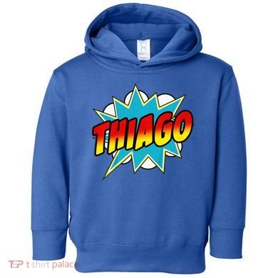 Thiago Comic Book Superhero Name Toddler Hoodie