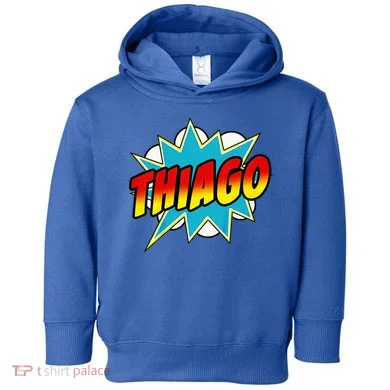 Thiago Comic Book Superhero Name Toddler Hoodie