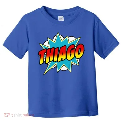Thiago Comic Book Superhero Name Toddler T-Shirt