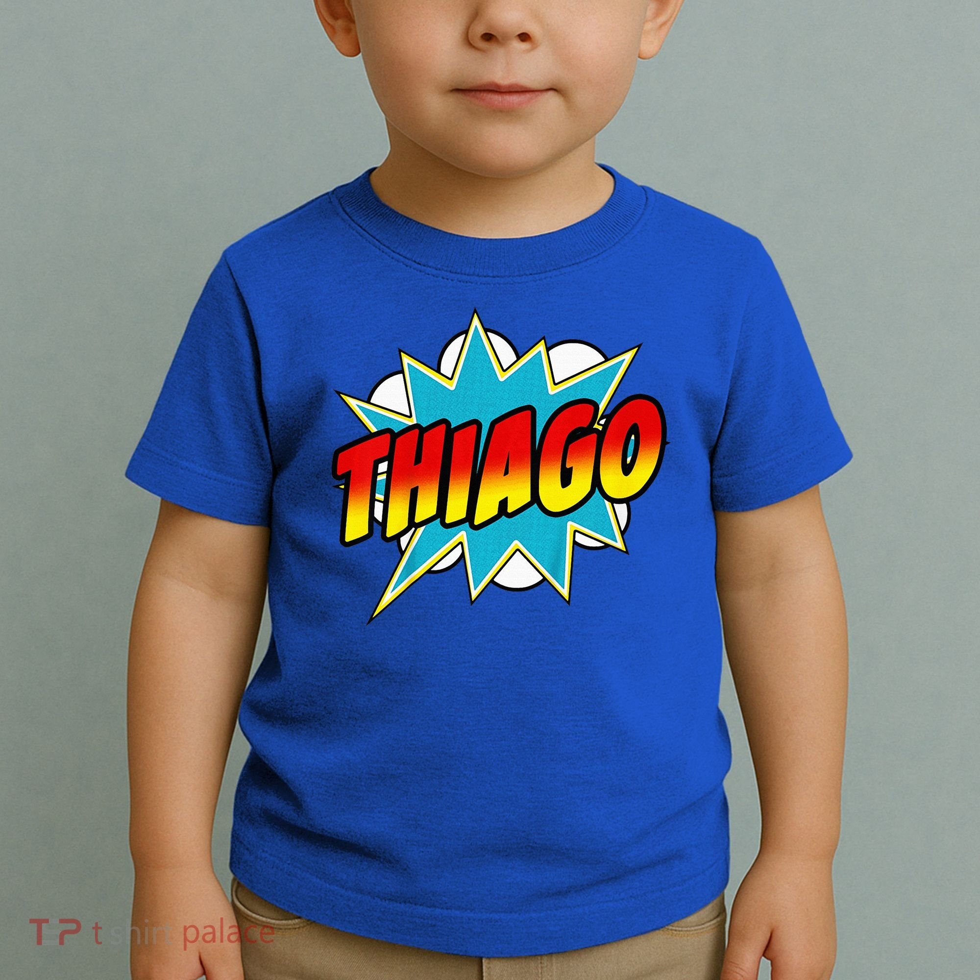 Thiago Comic Book Superhero Name Toddler T-Shirt