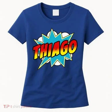 Thiago Comic Book Superhero Name Women's T-Shirt