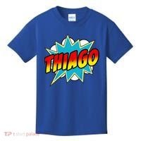 Thiago Comic Book Superhero Name Kids T-Shirt thumb 0