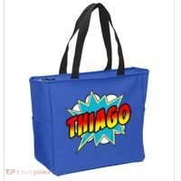 Thiago Comic Book Superhero Name Tote Bag thumb 2