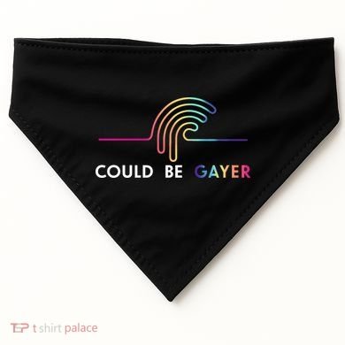 Thomassanders Could Be Gayer 2024 USA-Made Doggie Bandana