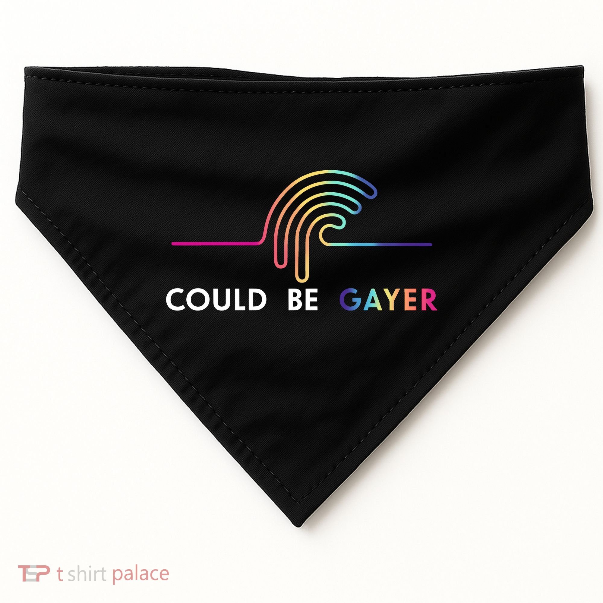 Thomassanders Could Be Gayer 2024 USA-Made Doggie Bandana