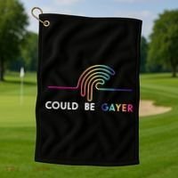 Thomassanders Could Be Gayer 2024 Golf Towel thumb 1